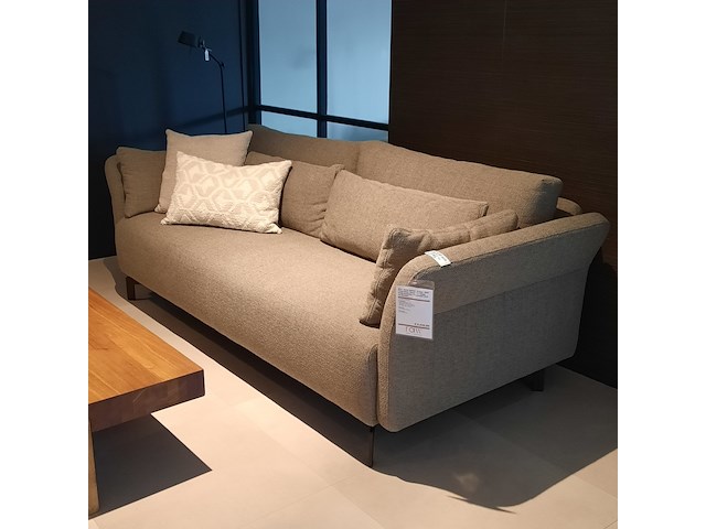 Bank qliv, flared, taupe, 3-zits - afbeelding 6 van  12
