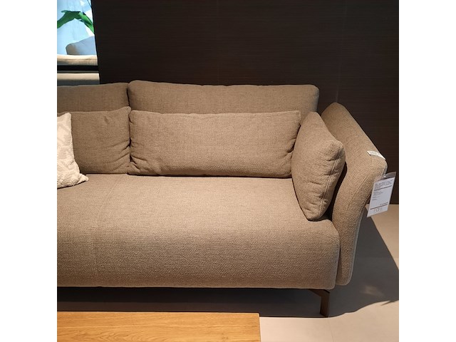 Bank qliv, flared, taupe, 3-zits - afbeelding 8 van  12