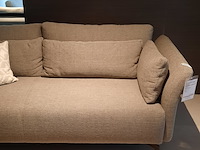 Bank qliv, flared, taupe, 3-zits - afbeelding 8 van  12