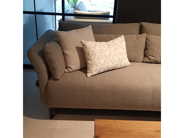 Bank qliv, flared, taupe, 3-zits - afbeelding 9 van  12