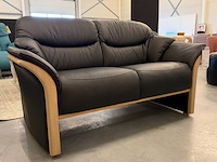 Bank, zwart, 160x85 cm