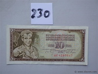Bankbiljet joegoslavië 10 dinara - afbeelding 1 van  2