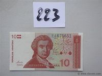 Bankbiljet kroatië 10 dinara - afbeelding 1 van  2