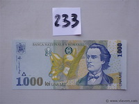 Bankbiljet roemenië 1000 lei - afbeelding 1 van  2