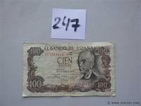 Bankbiljet spanje 100 pesetas - afbeelding 1 van  2