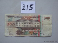 Bankbiljet suriname 500 gulden - afbeelding 1 van  2