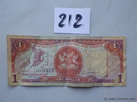 Bankbiljet trinidad and tobago one dollar 2002 - afbeelding 1 van  2