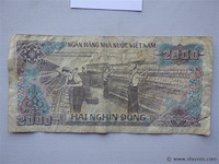 Bankbiljet vietnam 2000 dong - afbeelding 2 van  2
