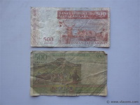Bankbiljetten madagaskar 500 ariary - afbeelding 2 van  2