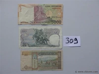 Bankbiljetten uit indonesia, thailand en mongolïe - afbeelding 2 van  2