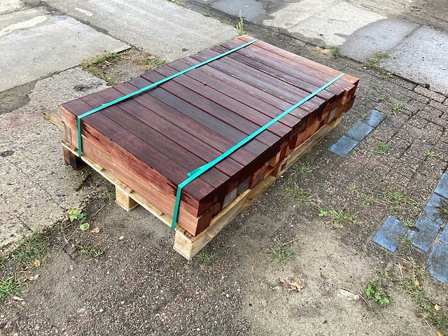 Bankirai balk hardhout - afbeelding 4 van  5