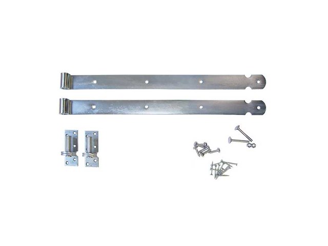 Bankirai hardhouten looppoort - 180x100 cm - afbeelding 2 van  2