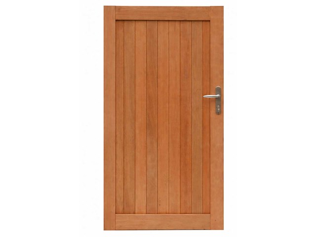 Bankirai hardhouten looppoort - 180x100 cm - afbeelding 1 van  2