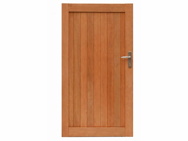 Bankirai hardhouten looppoort - 180x100 cm - afbeelding 1 van  1