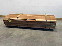Bankirai hardhouten regel gelamineerd 290x6x4 cm (27x) - afbeelding 1 van  7