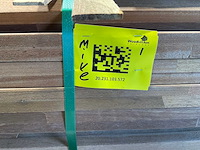 Bankirai hardhouten regel gelamineerd 290x6x4 cm (35x) - afbeelding 5 van  5