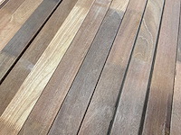 Bankirai hardhouten regel gelamineerd 290x6x4 cm (35x) - afbeelding 1 van  3