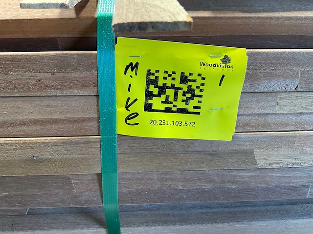 Bankirai hardhouten regel gelamineerd 290x6x4 cm (35x) - afbeelding 3 van  3