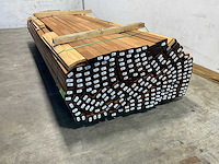 Bankirai hardhouten regel gelamineerd 290x6x4 cm (70x) - afbeelding 1 van  3