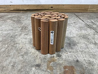 Bankirai hardhouten rolborder - 180x20 cm (10x) - afbeelding 3 van  5