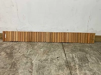 Bankirai hardhouten rolborder - 180x20 cm (10x) - afbeelding 3 van  8