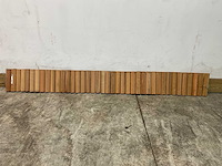 Bankirai hardhouten rolborder - 180x20 cm (20x) - afbeelding 3 van  8