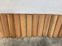 Bankirai hardhouten rolborder - 180x20 cm (20x) - afbeelding 2 van  3