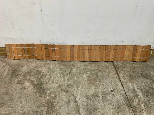 Bankirai hardhouten rolborder - 180x20 cm (20x) - afbeelding 6 van  8