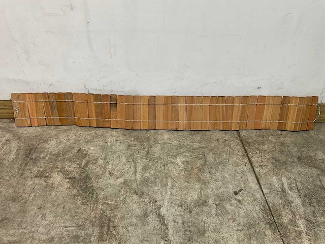 Bankirai hardhouten rolborder - 180x20 cm (40x) - afbeelding 6 van  8