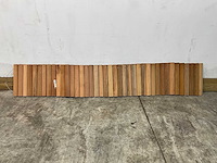Bankirai hardhouten rolborder - 180x30 cm (10x) - afbeelding 4 van  8
