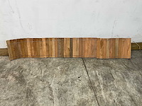 Bankirai hardhouten rolborder - 180x30 cm (10x) - afbeelding 6 van  8