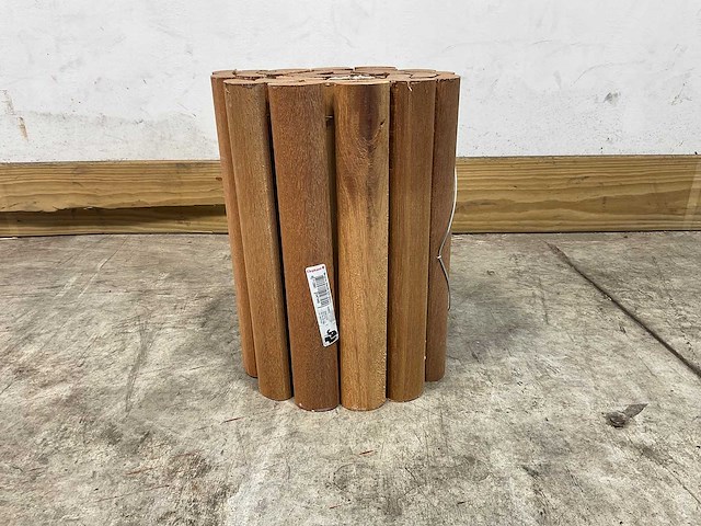 Bankirai hardhouten rolborder - 180x30 cm (20x) - afbeelding 2 van  4