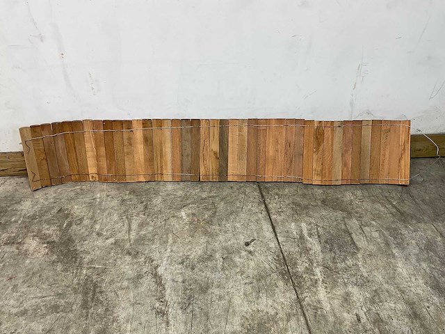 Bankirai hardhouten rolborder - 180x30 cm (20x) - afbeelding 3 van  8