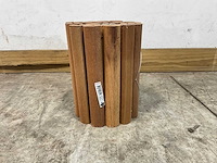 Bankirai hardhouten rolborder - 180x30 cm (20x) - afbeelding 3 van  6