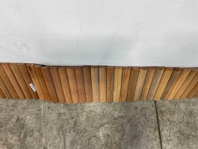 Bankirai hardhouten rolborder - 180x30 cm (20x) - afbeelding 5 van  8