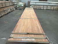 Bankirai onderliggers geschaafd gevingerlast 4000x68x44mm (50x) - afbeelding 1 van  3