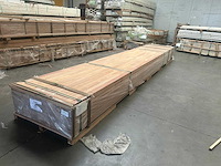 Bankirai onderliggers geschaafd gevingerlast 4000x68x44mm (50x) - afbeelding 2 van  3