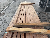 Bankirai regels geschaafd 4000x68x44mm (38x) - afbeelding 1 van  3