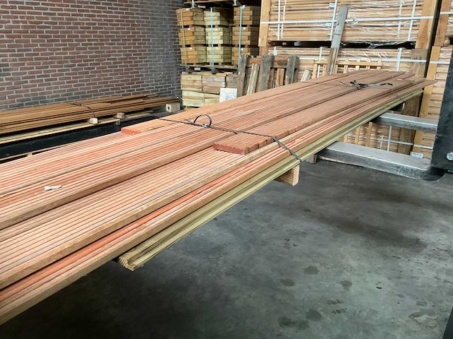 Bankirai vlonderplank - 220-400x14x2,4 cm (12x) - afbeelding 4 van  4