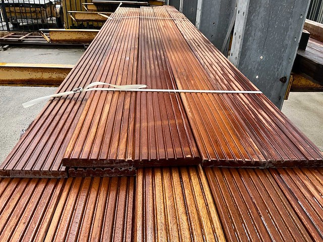 Bankirai vlonderplank diverse afmetingen (14x) - afbeelding 2 van  6