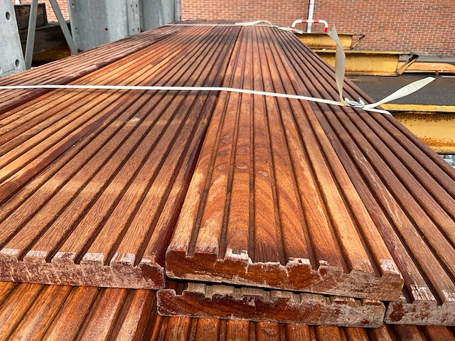 Bankirai vlonderplank diverse afmetingen (14x) - afbeelding 4 van  6