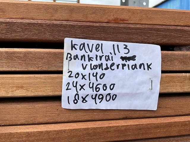 Bankirai vlonderplank diverse afmetingen (42x) - afbeelding 4 van  4