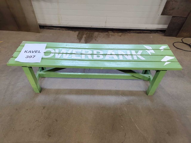 Bankje hout - afbeelding 3 van  3