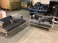 Bankstel 2 zits (2x) - afbeelding 1 van  5