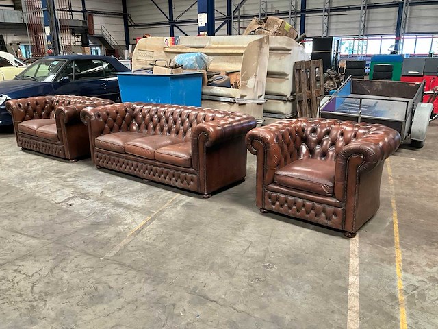 Bankstel chesterfield - afbeelding 1 van  16