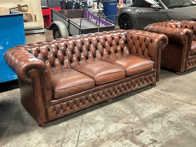 Bankstel chesterfield - afbeelding 10 van  16