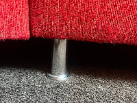 Bankstel, design, hoek model, rood - afbeelding 4 van  4