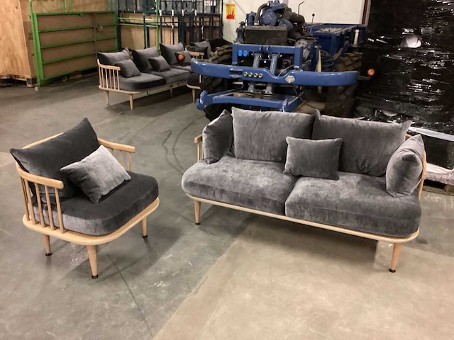 Bankstel en fauteuil - afbeelding 2 van  6