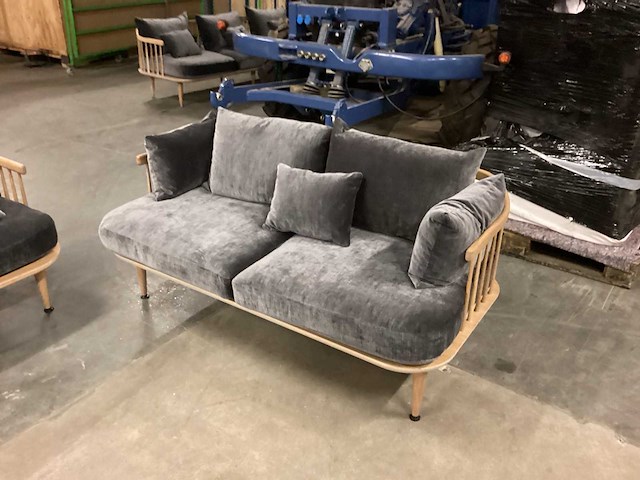 Bankstel en fauteuil - afbeelding 4 van  6