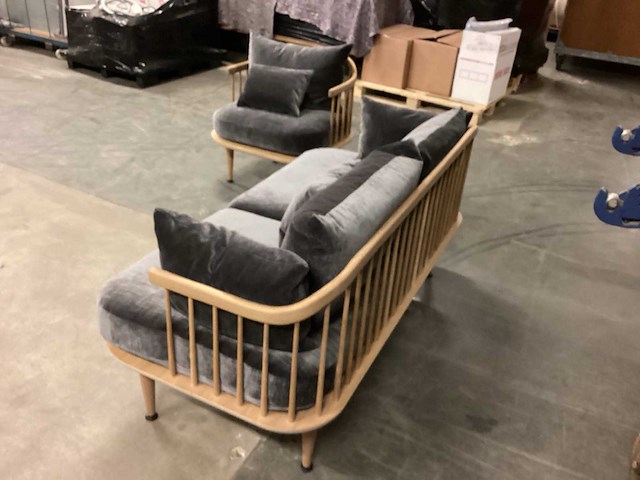 Bankstel en fauteuil - afbeelding 6 van  6